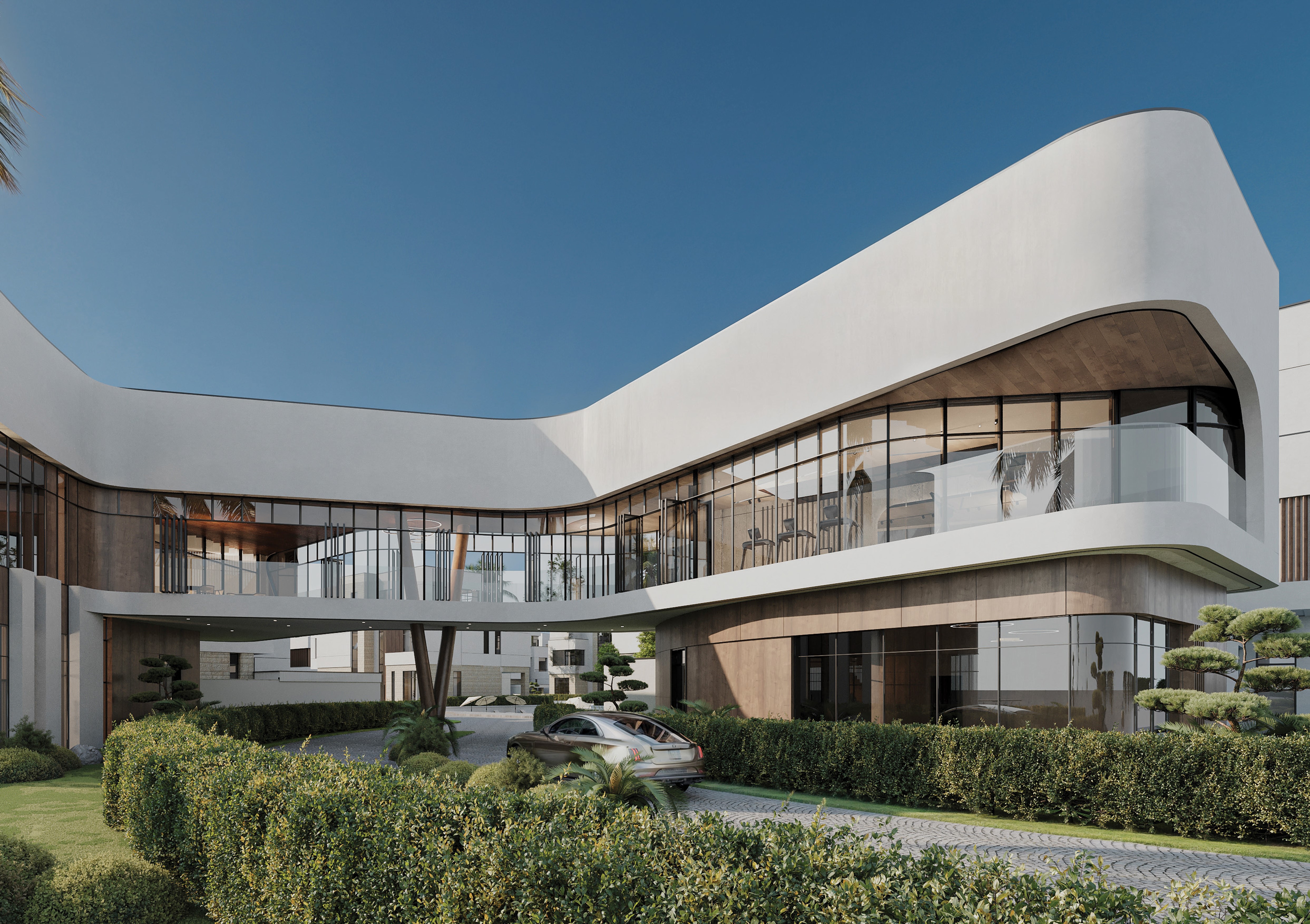 Modern house exterior