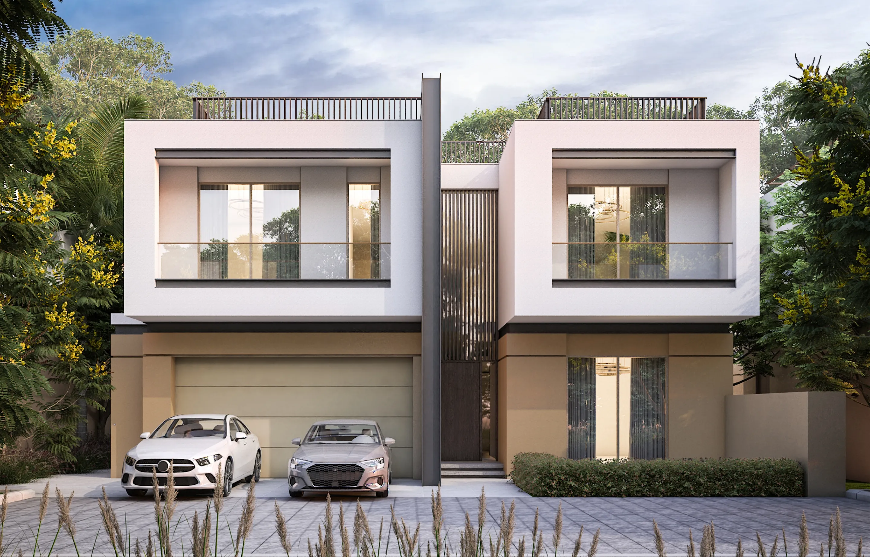 Modern house exterior