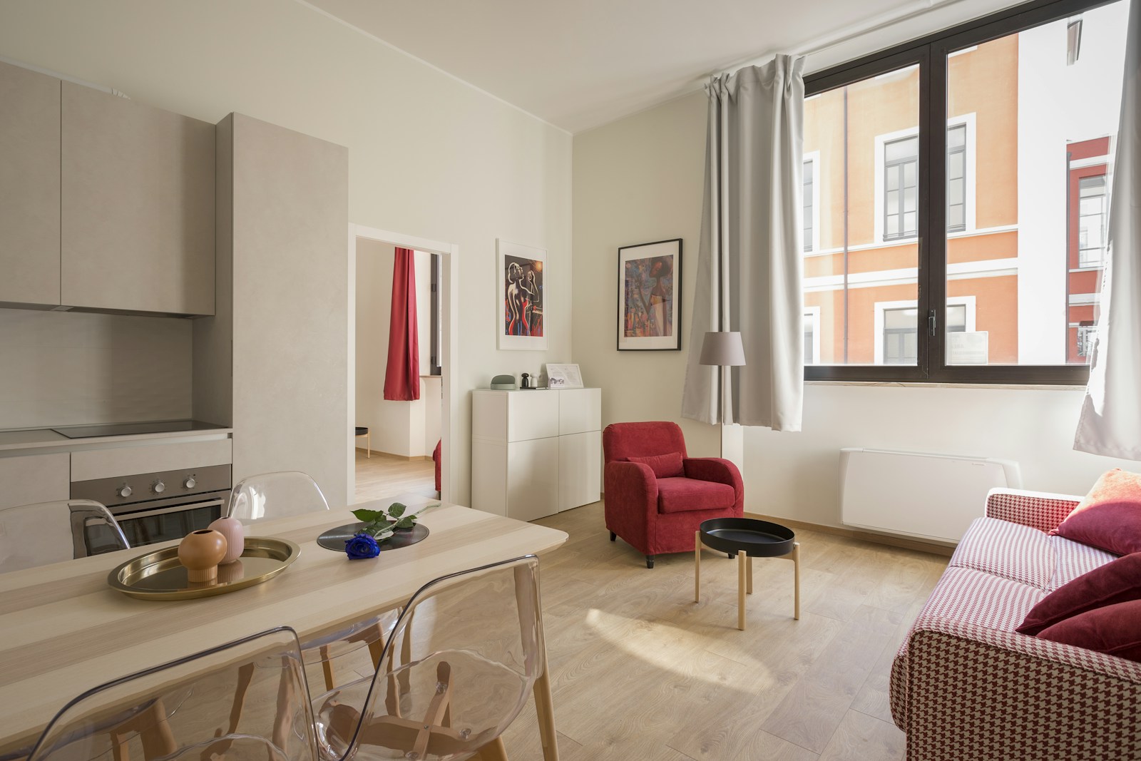 Elegant high-rise apartment