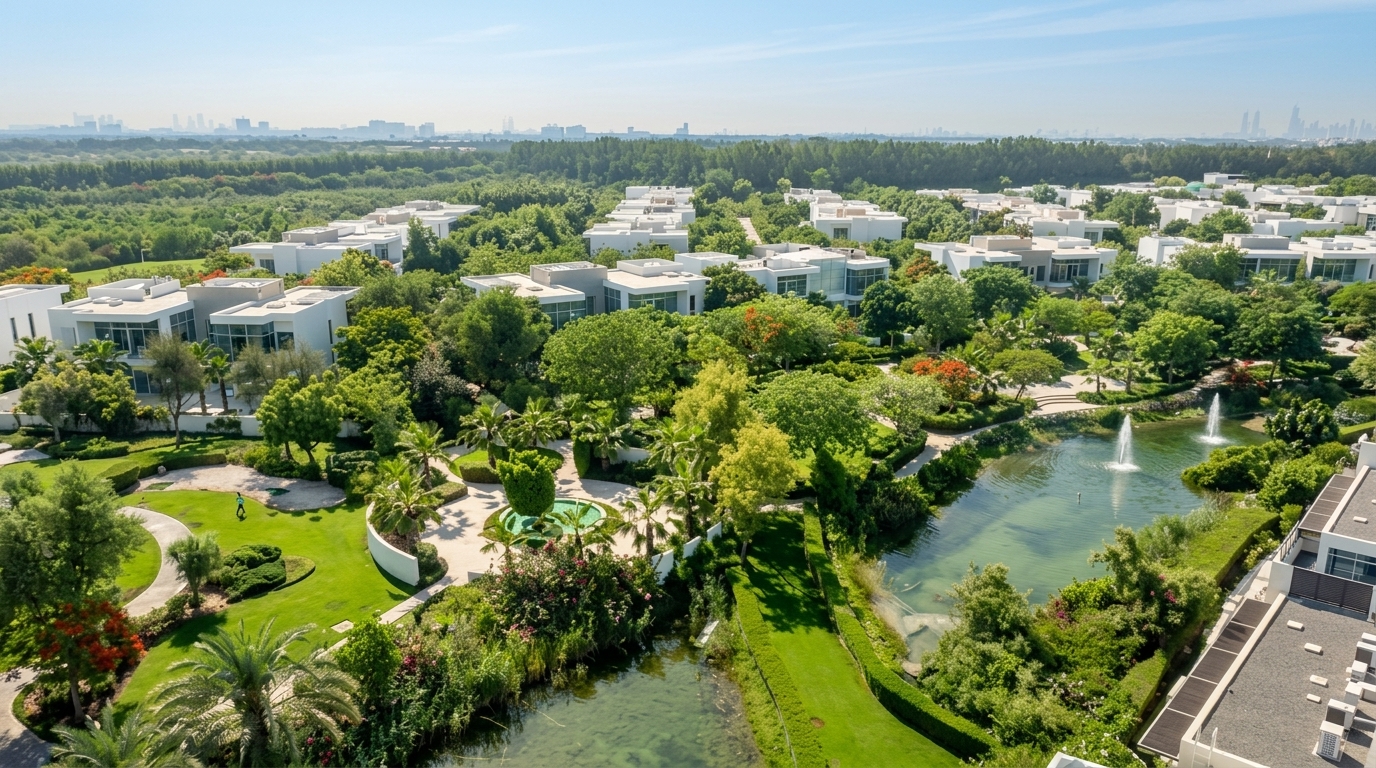 Green living in Dubai at Al Barari