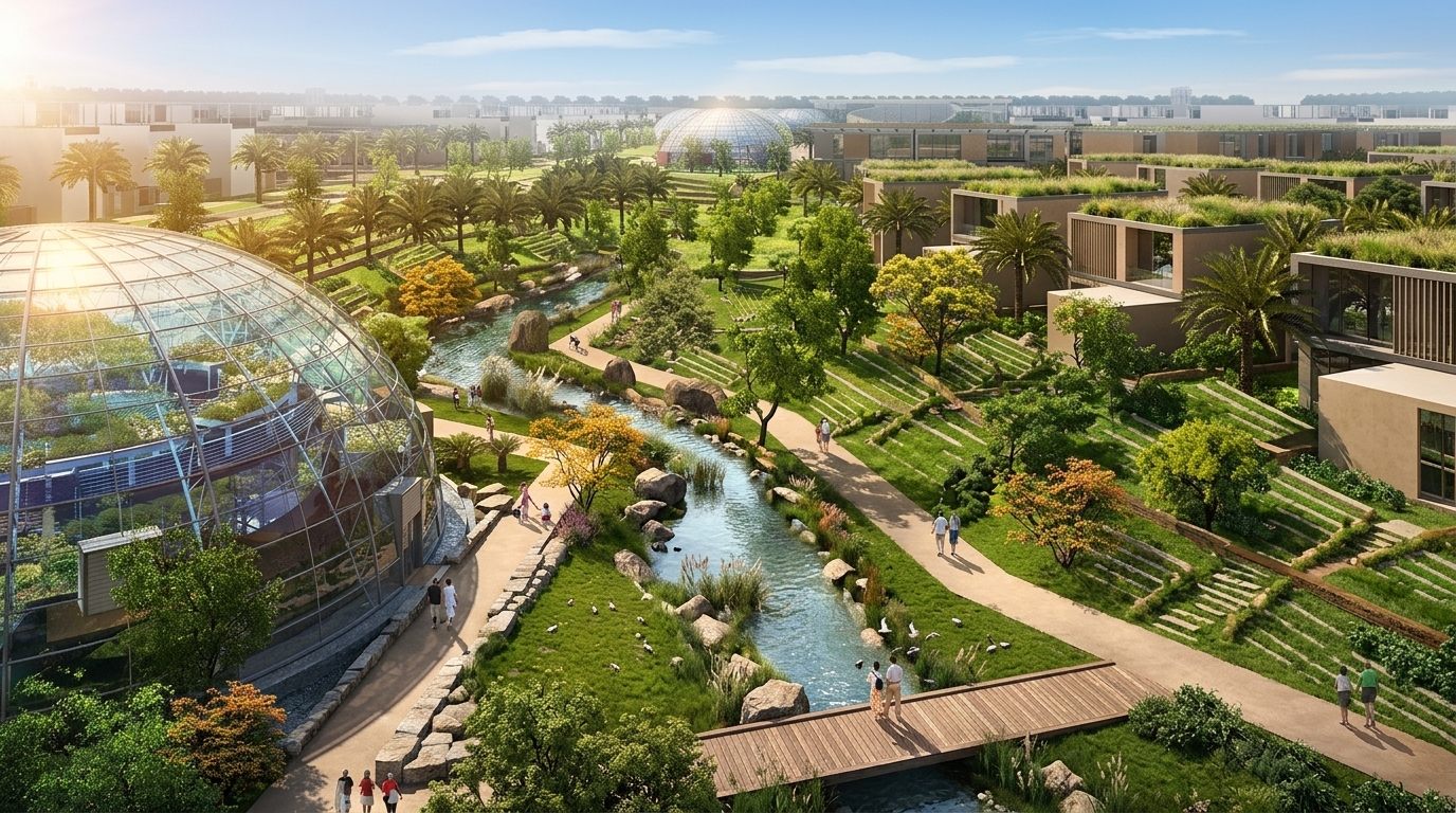Green living in Dubai at The Sustainable City