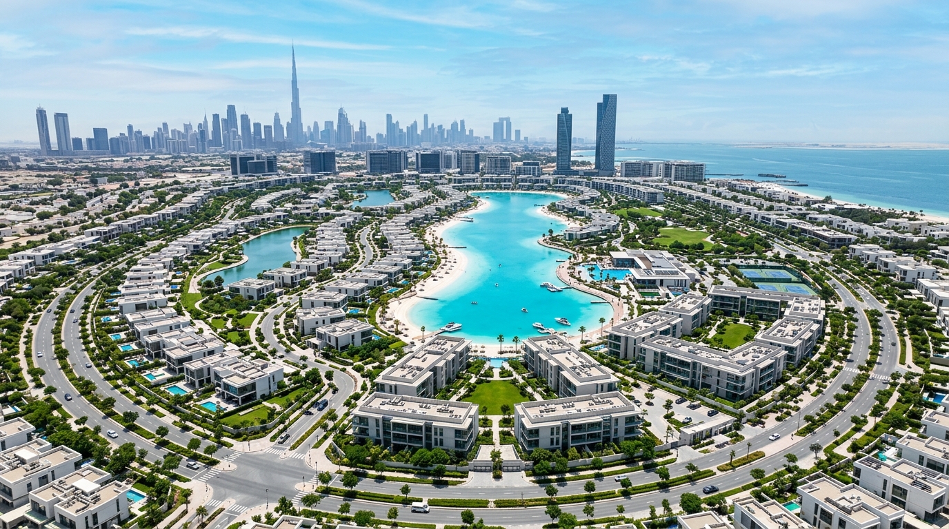 Investing in Dubai real estate: residential community with modern infrastructure, accessibility, and amenities