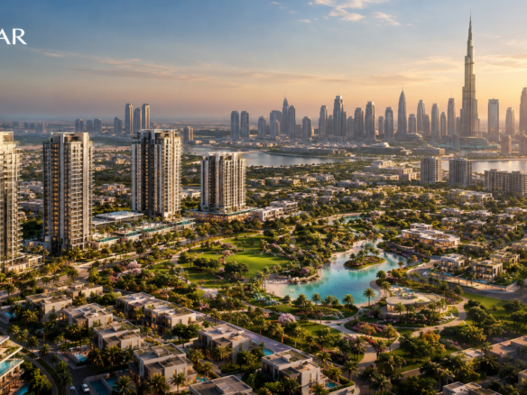 Illustrative Dubai cityscape for Emaar City Within a City Dubai article